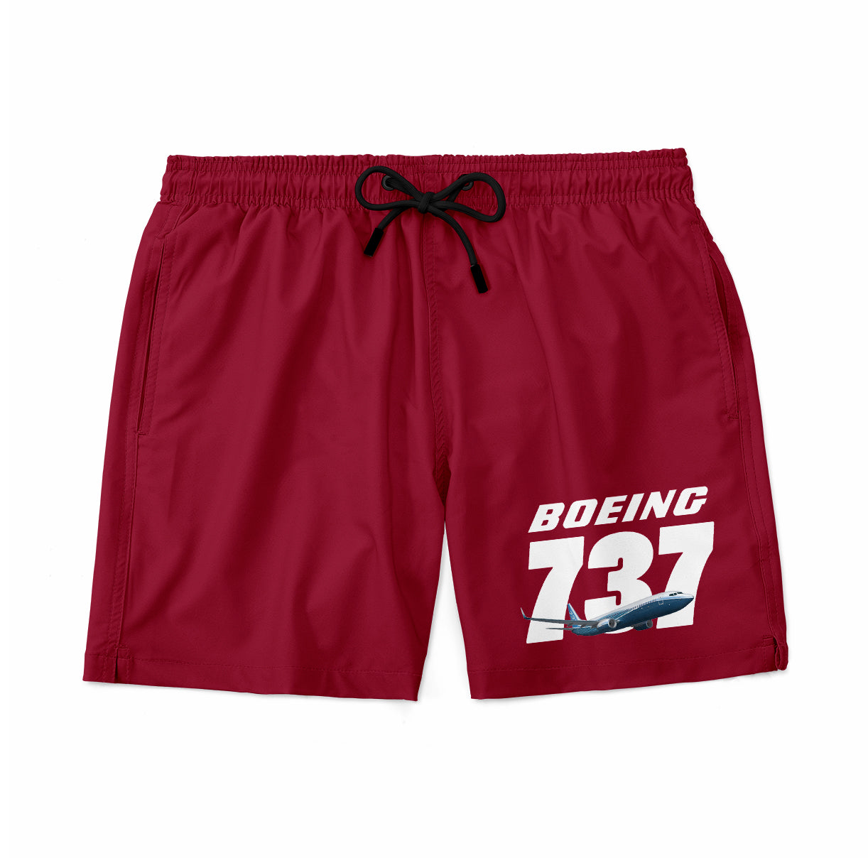 Super Boeing 737+Text Designed Swim Trunks & Shorts