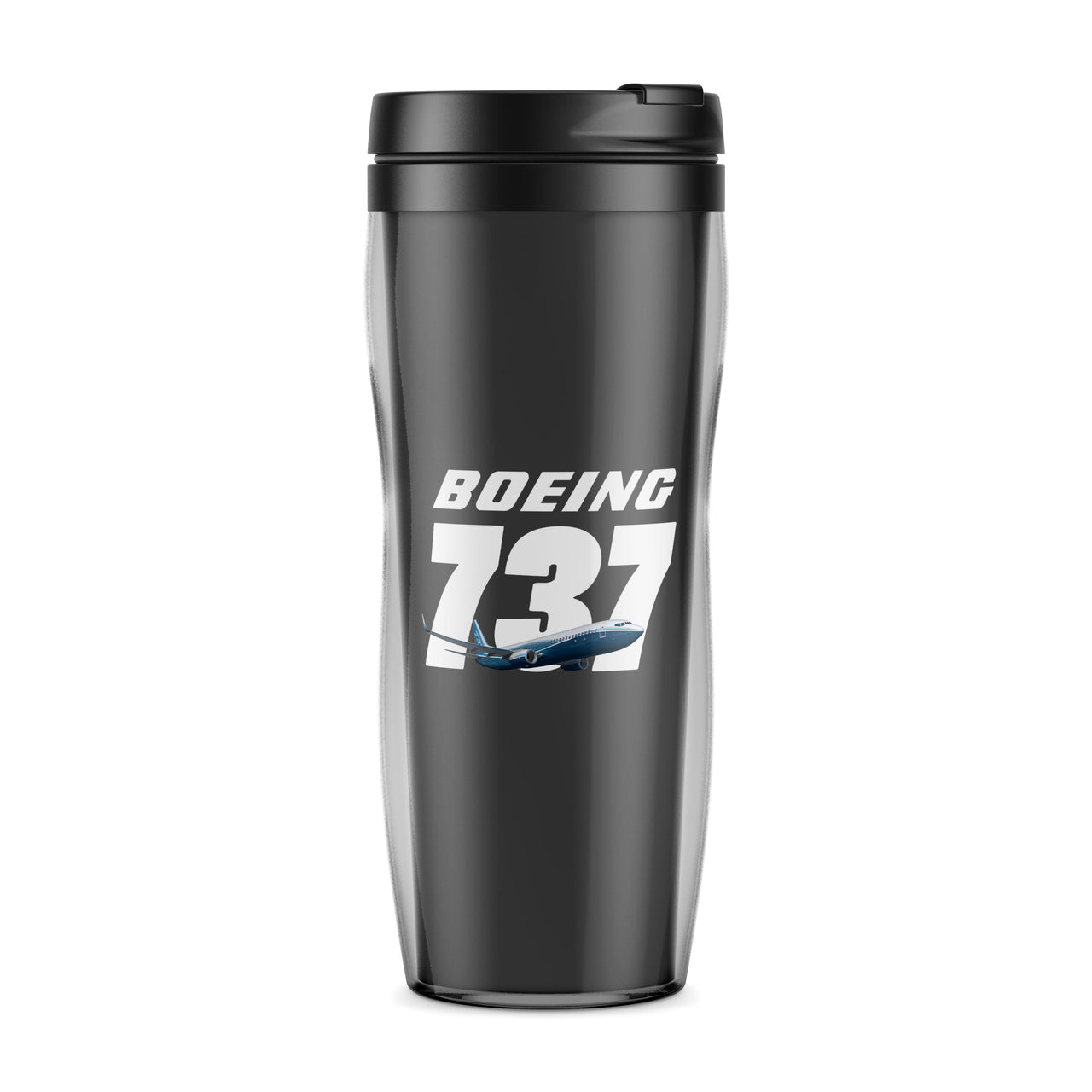 Super Boeing 737+Text Designed Travel Mugs