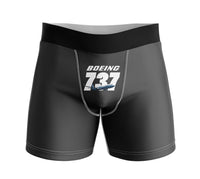Thumbnail for Super Boeing 737+Text Designed Men Boxers