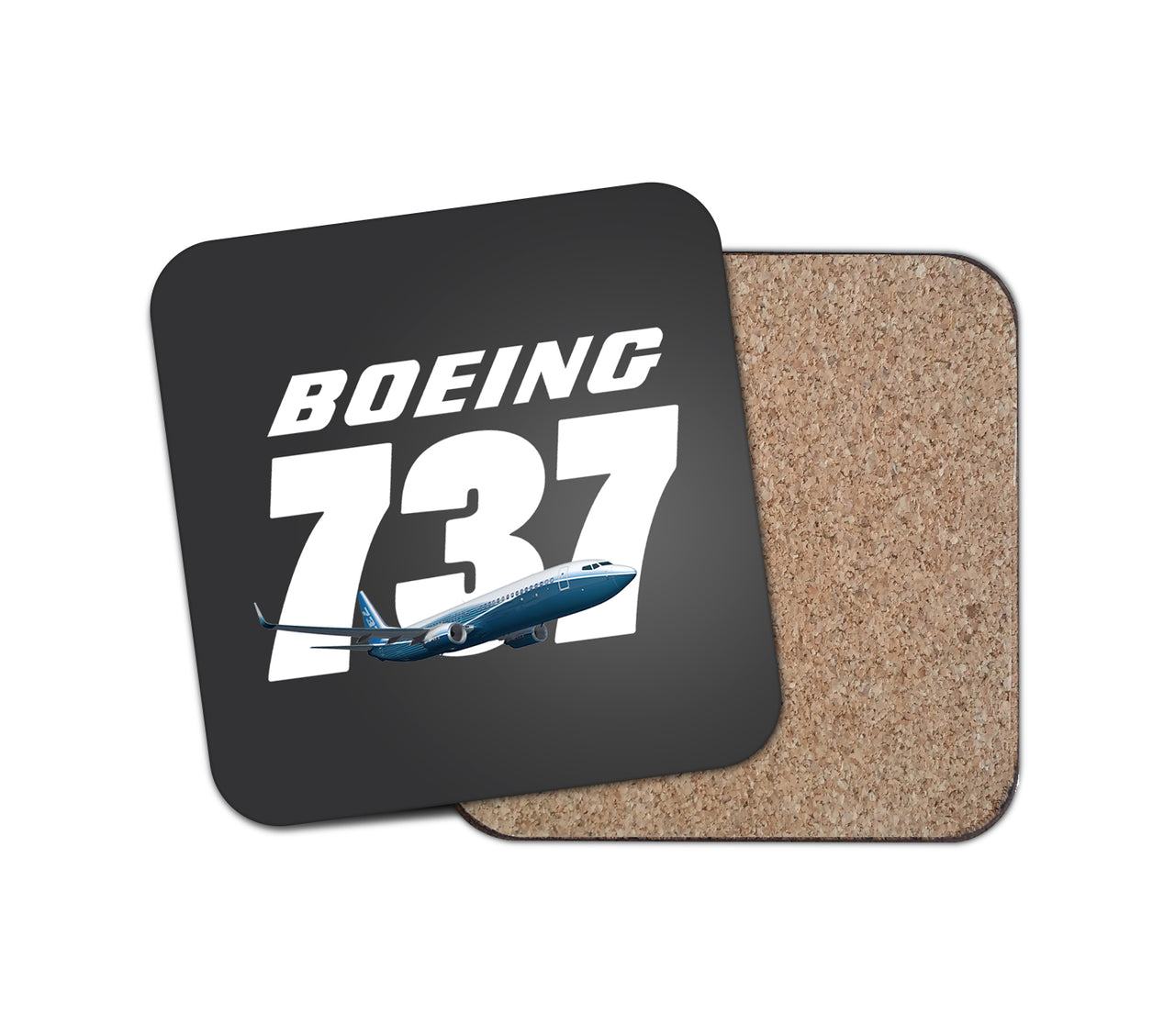 Super Boeing 737+Text Designed Coasters