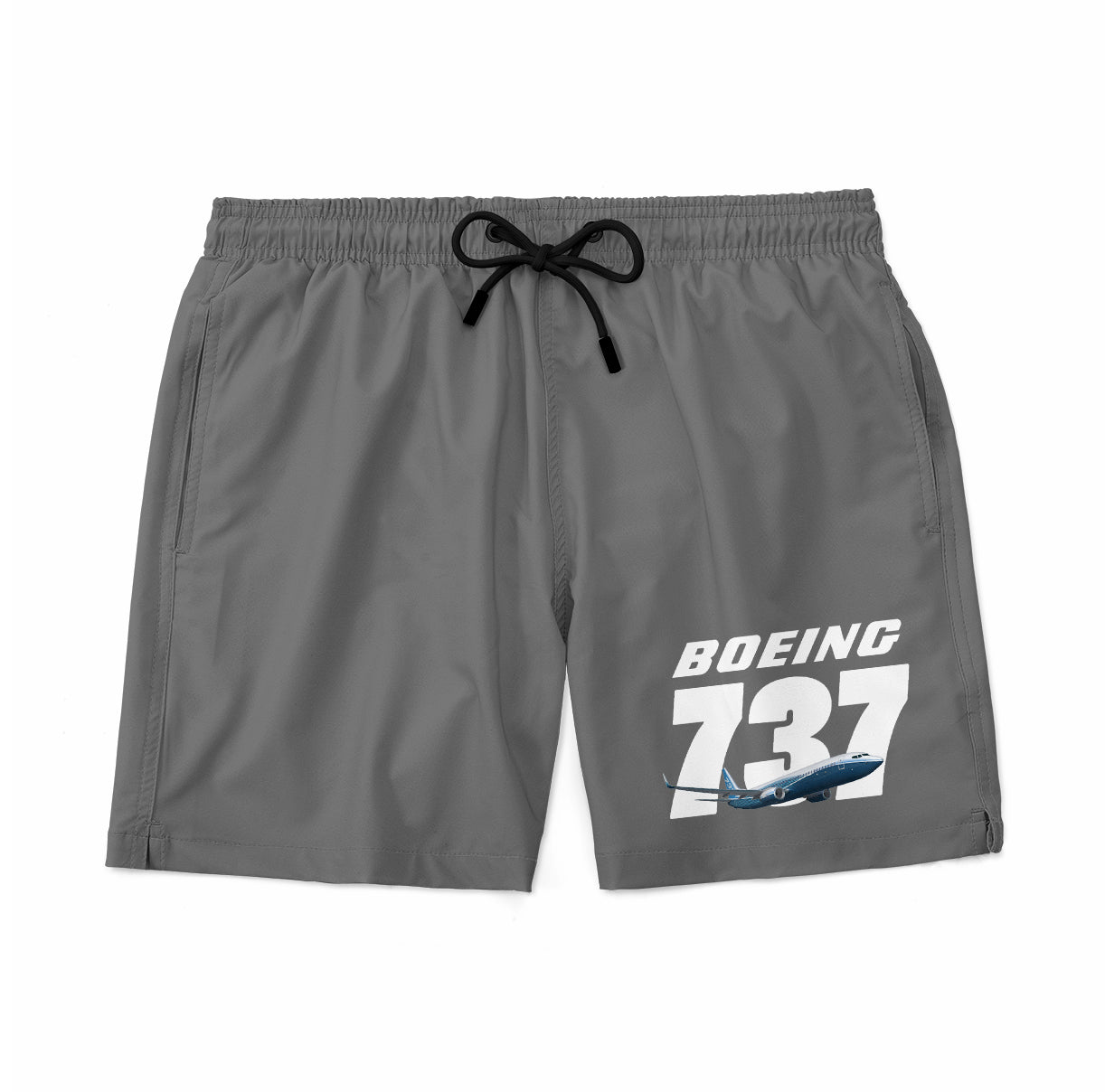 Super Boeing 737+Text Designed Swim Trunks & Shorts