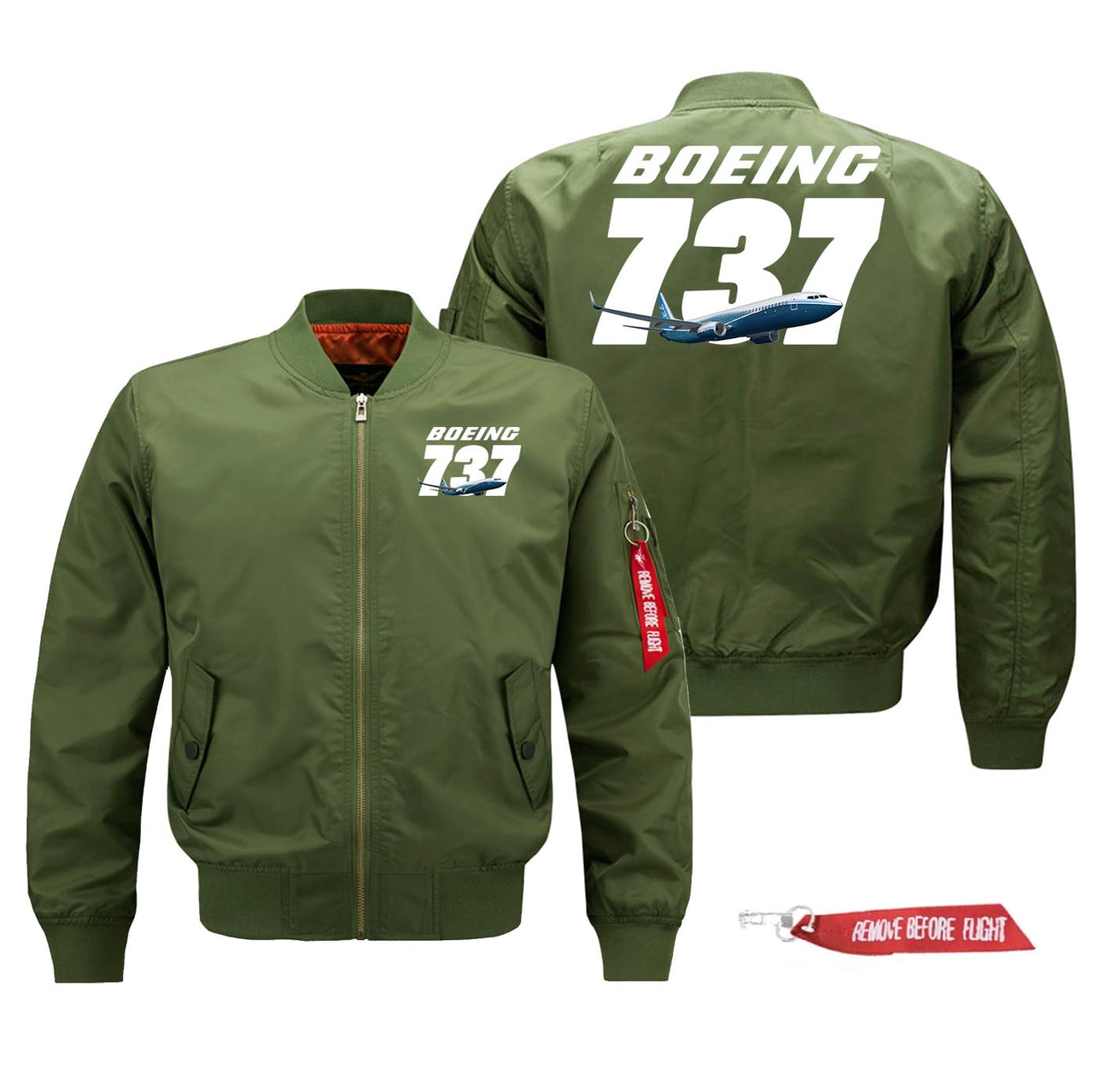 Super Boeing 737+Text Designed Pilot Jackets (Customizable)