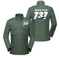 Thumbnail for Super Boeing 737+Text Designed Military Coats