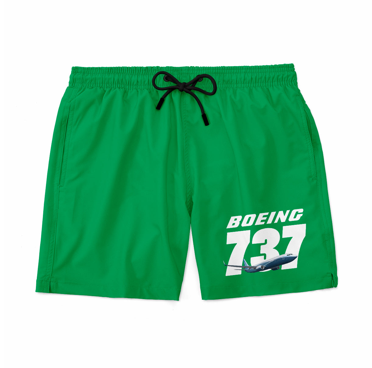 Super Boeing 737+Text Designed Swim Trunks & Shorts