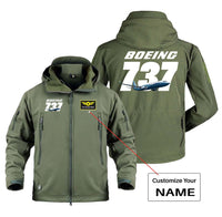 Thumbnail for Super Boeing 737+Text Designed Military Jackets (Customizable)