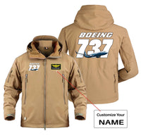 Thumbnail for Super Boeing 737+Text Designed Military Jackets (Customizable)