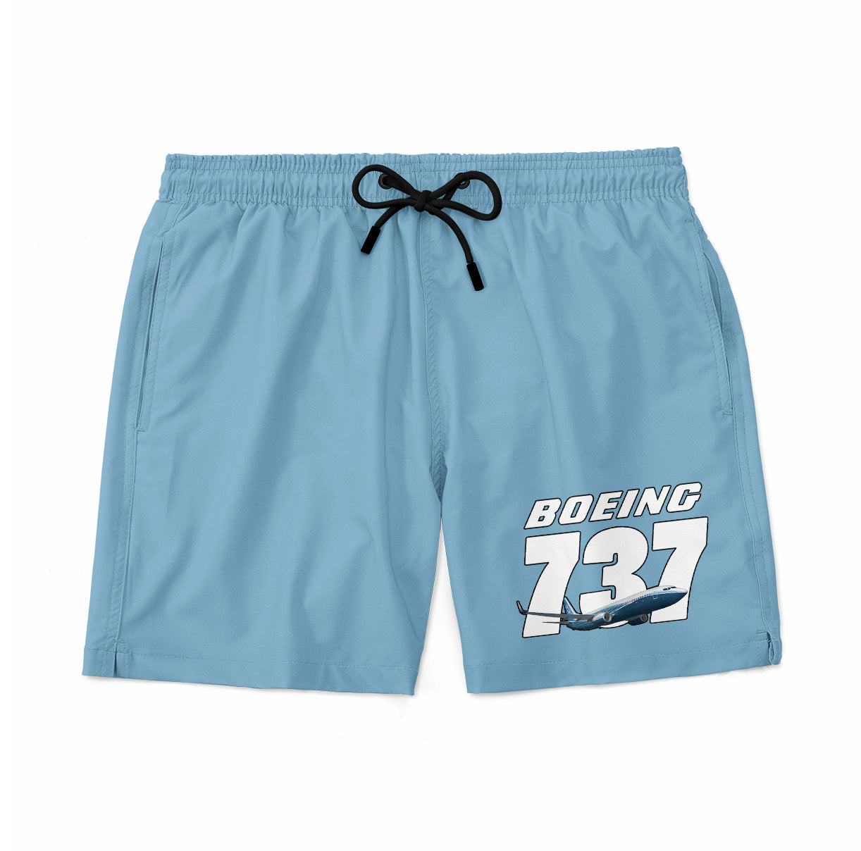 Super Boeing 737+Text Designed Swim Trunks & Shorts