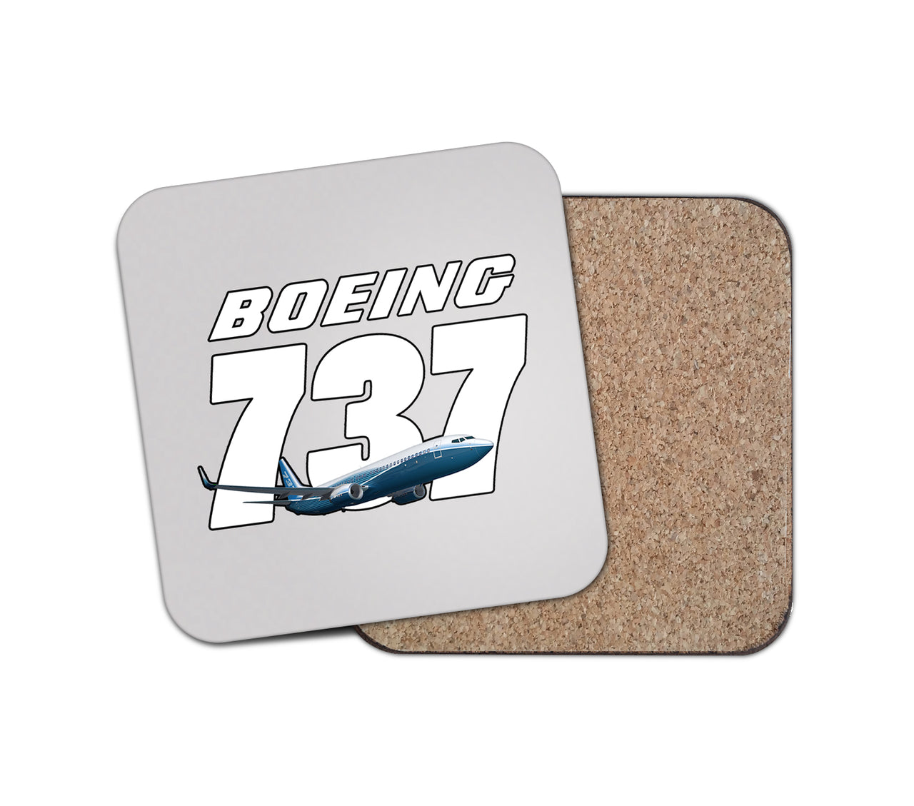 Super Boeing 737+Text Designed Coasters