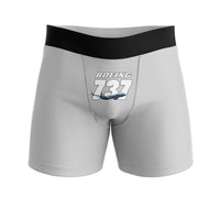 Thumbnail for Super Boeing 737+Text Designed Men Boxers
