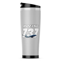 Thumbnail for Super Boeing 737+Text Designed Travel Mugs