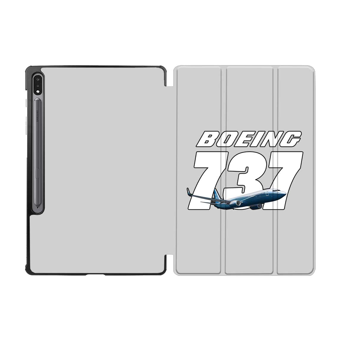 Super Boeing 737+Text Designed Samsung Tablet Cases