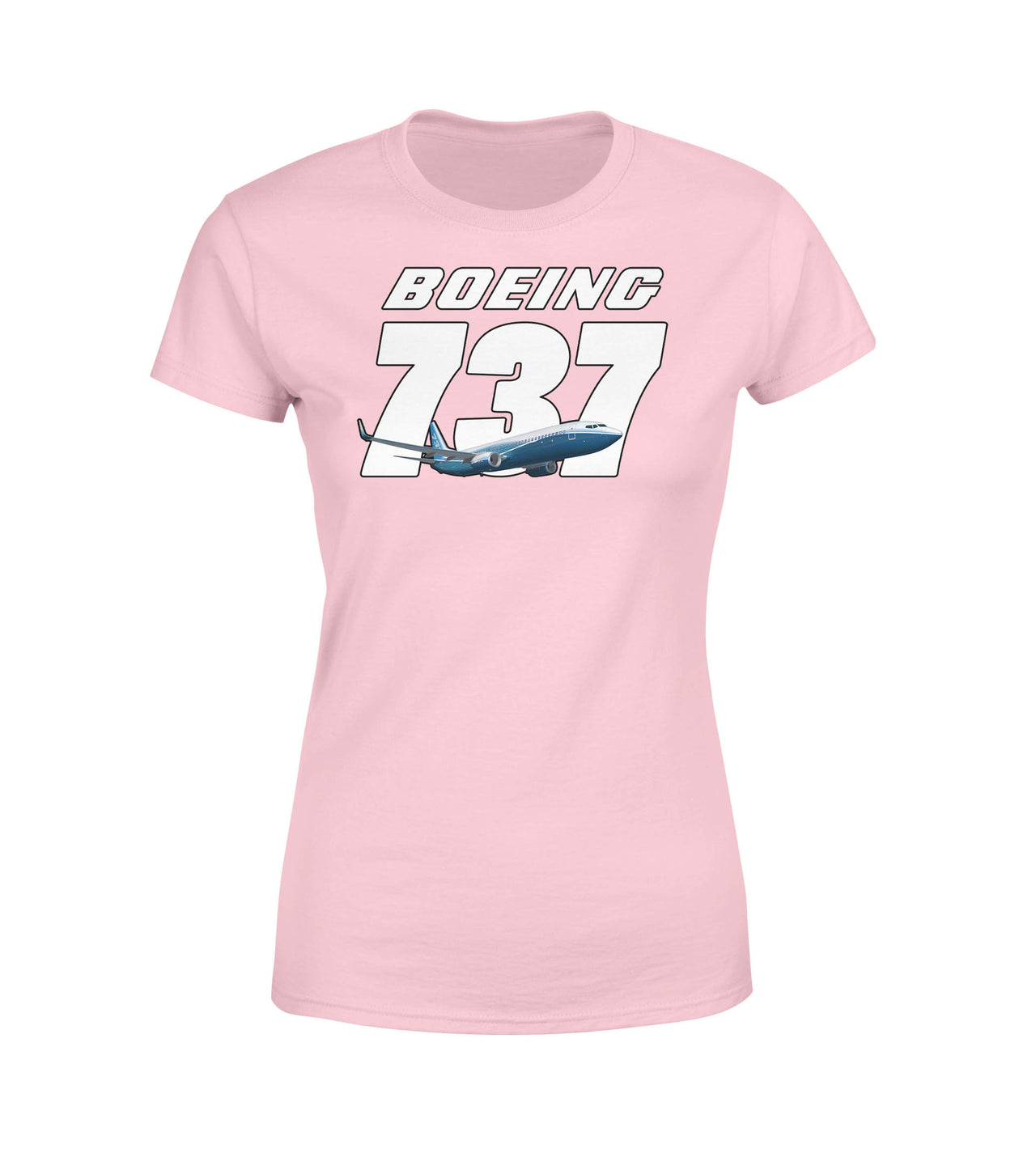 Super Boeing 737+Text Designed Women T-Shirts