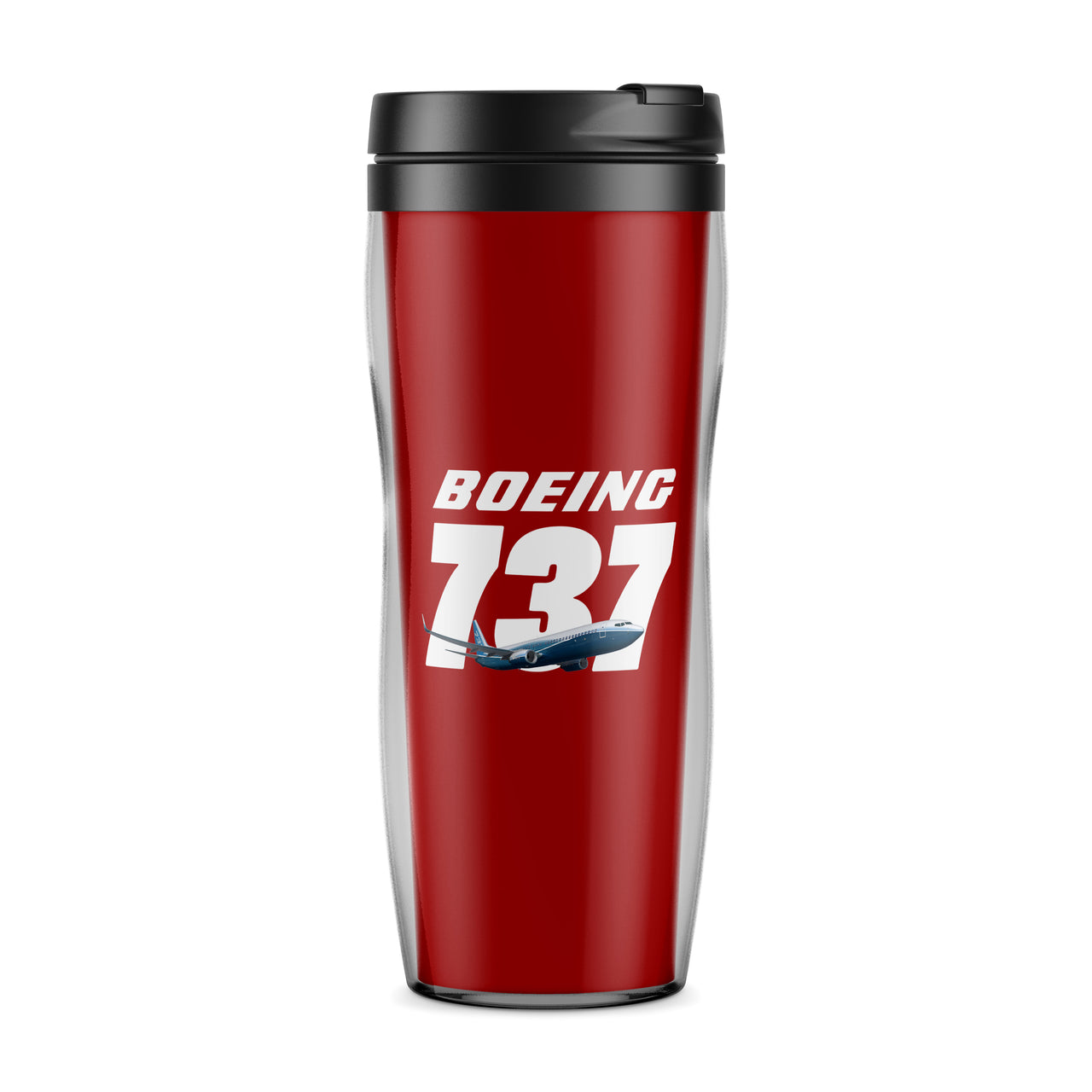 Super Boeing 737+Text Designed Travel Mugs