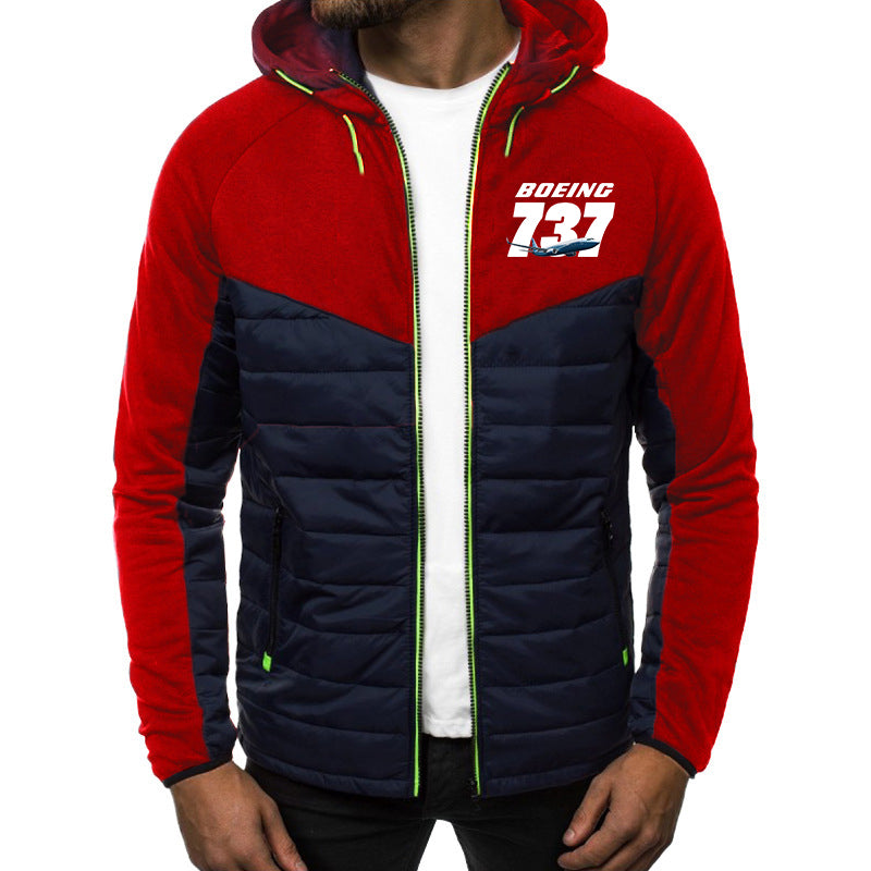 Super Boeing 737+Text Designed Sportive Jackets