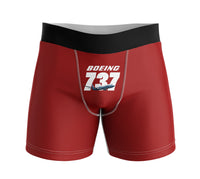 Thumbnail for Super Boeing 737+Text Designed Men Boxers