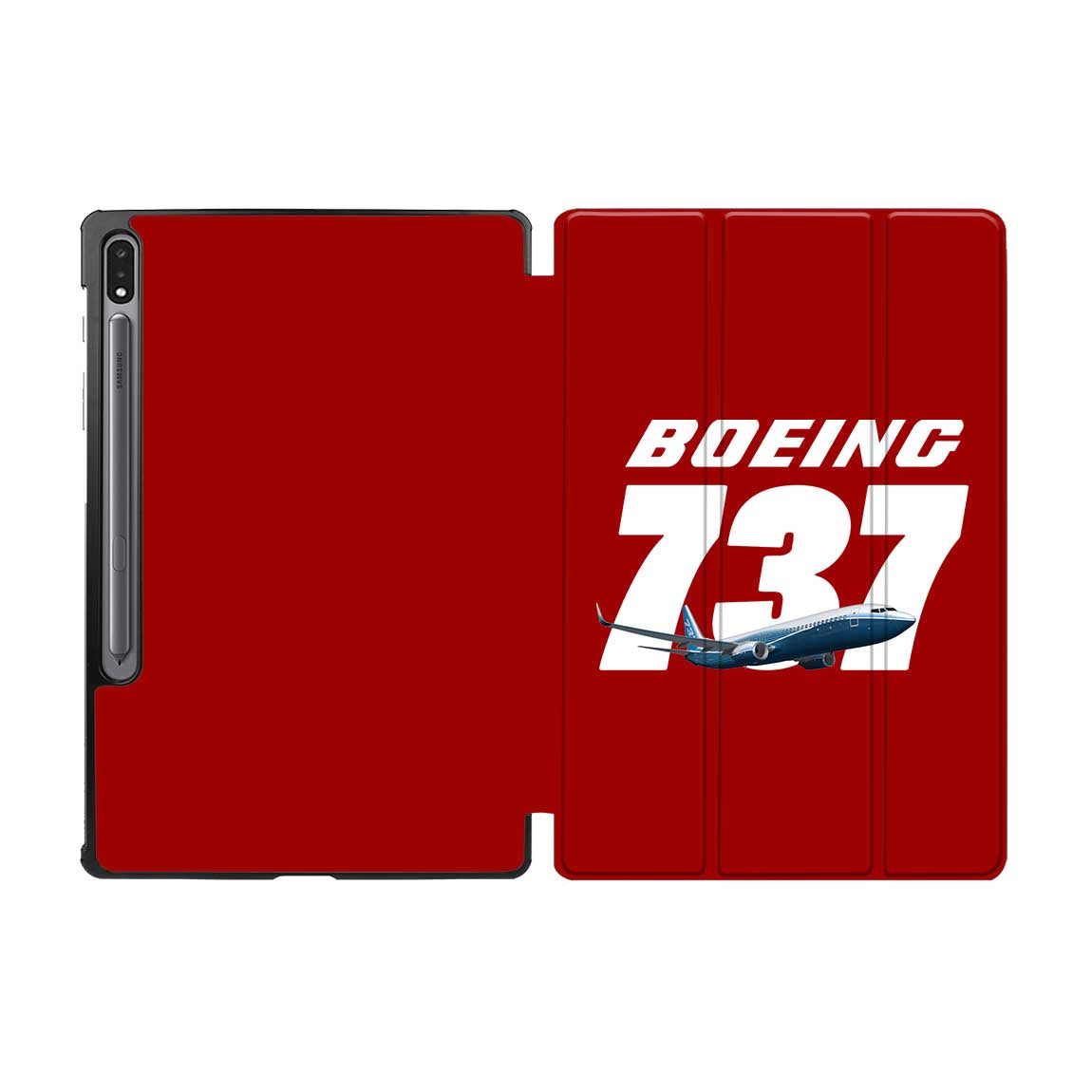 Super Boeing 737+Text Designed Samsung Tablet Cases