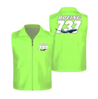 Thumbnail for Super Boeing 737+Text Designed Thin Style Vests