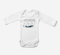 Thumbnail for Super Boeing 737+Text Designed Baby Bodysuits