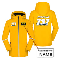 Thumbnail for Super Boeing 737+Text Designed Rain Coats & Jackets