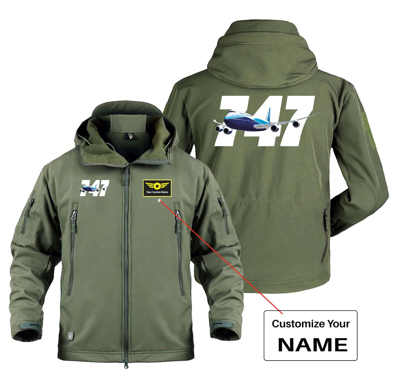 Super Boeing 747 Designed Military Jackets (Customizable)