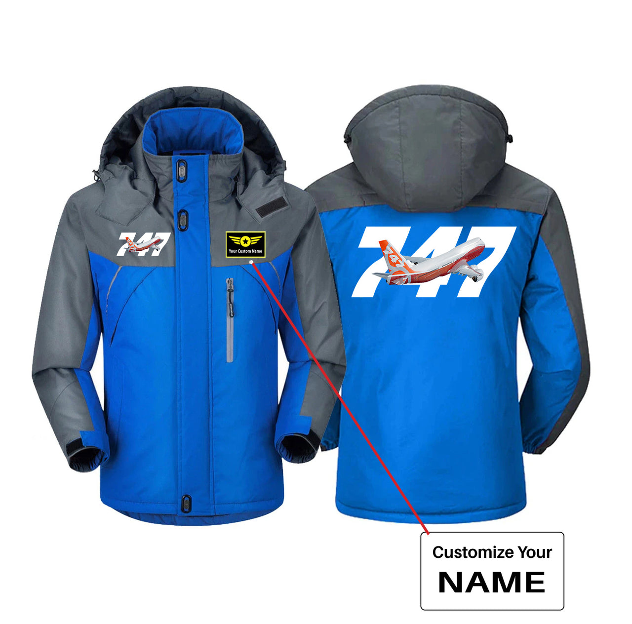 Super Boeing 747 Intercontinental Designed Thick Winter Jackets