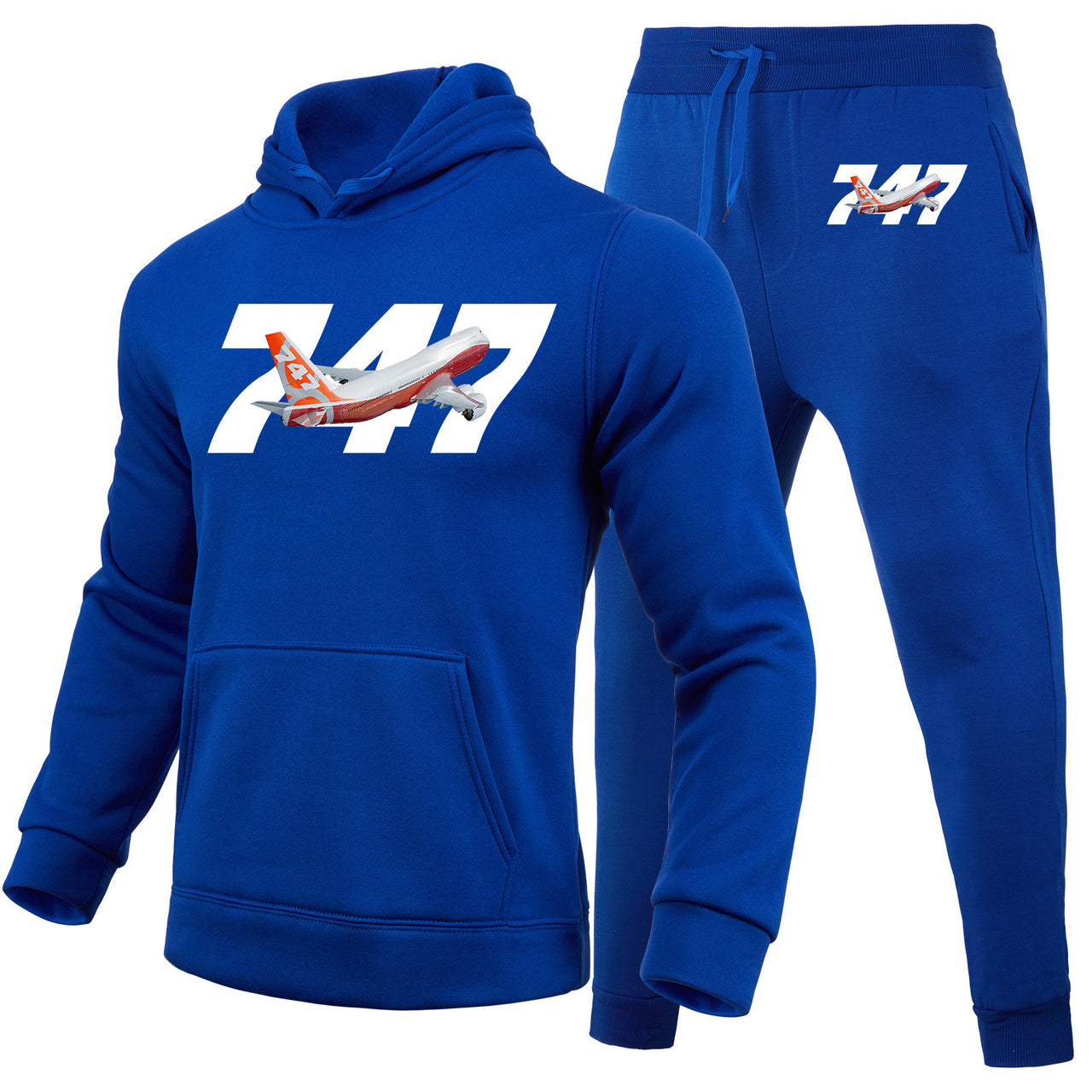 Super Boeing 747 Intercontinental Designed Hoodies & Sweatpants Set