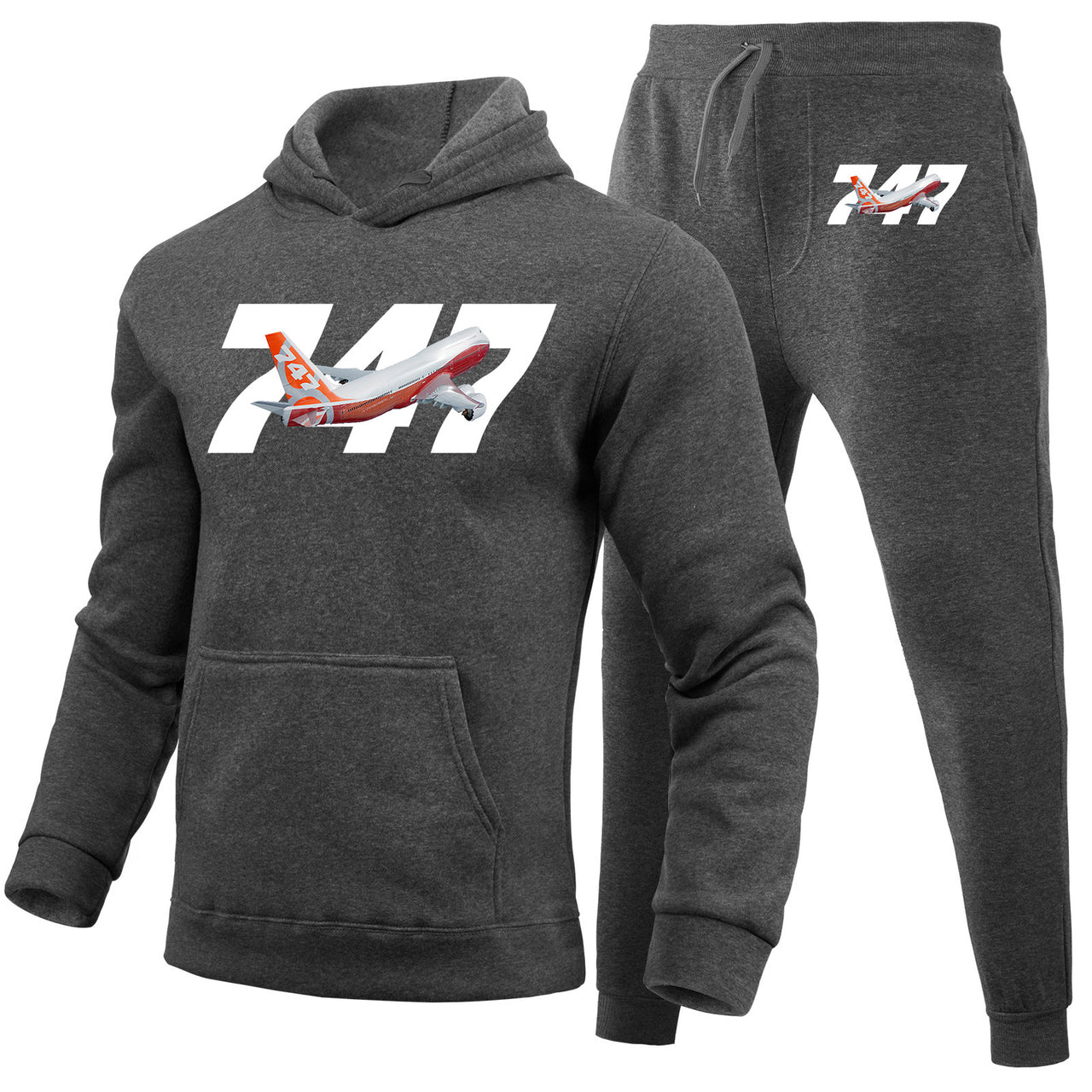 Super Boeing 747 Intercontinental Designed Hoodies & Sweatpants Set
