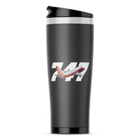 Thumbnail for Super Boeing 747 Intercontinental Designed Stainless Steel Travel Mugs