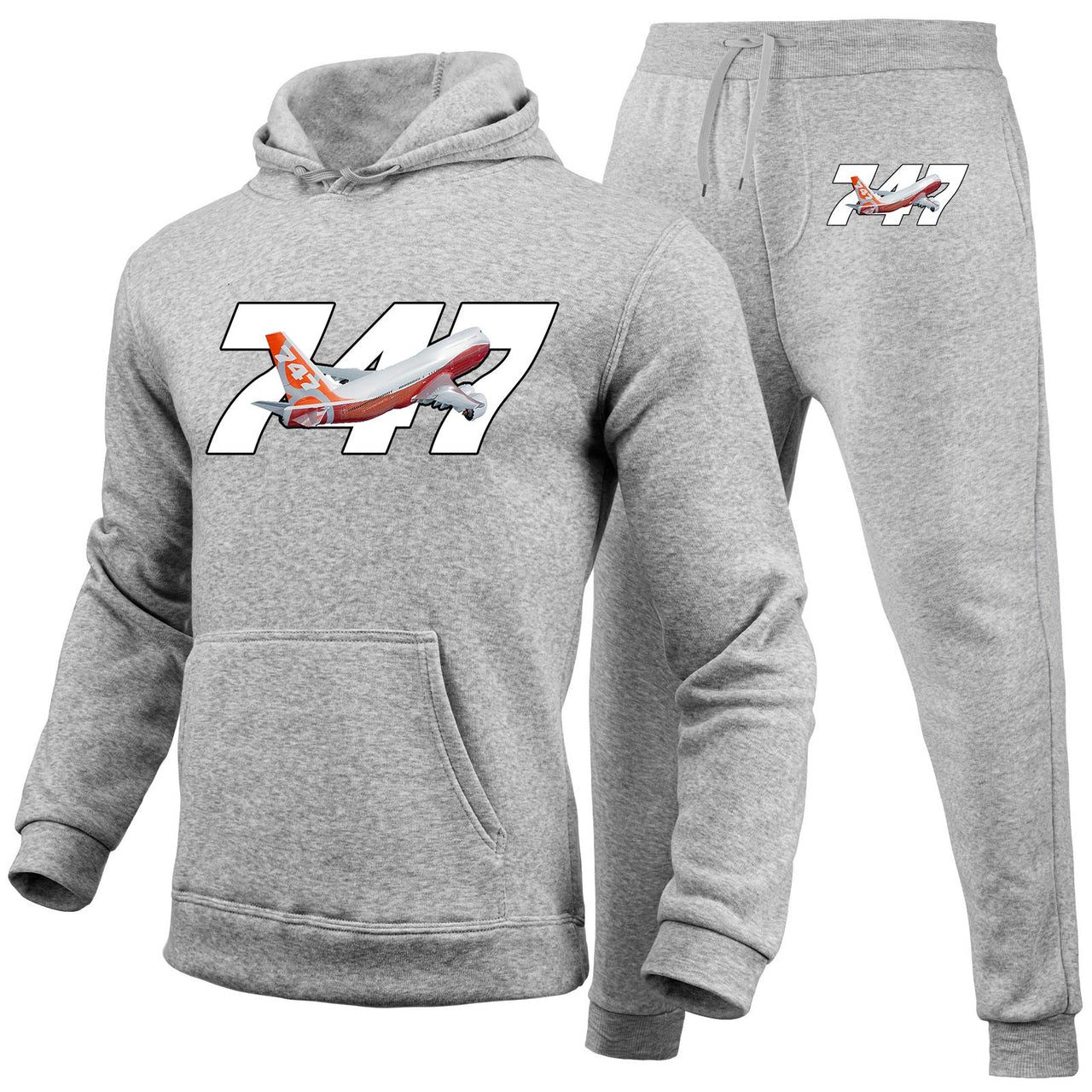 Super Boeing 747 Intercontinental Designed Hoodies & Sweatpants Set
