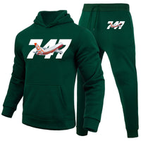 Thumbnail for Super Boeing 747 Intercontinental Designed Hoodies & Sweatpants Set
