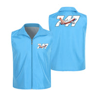 Thumbnail for Super Boeing 747 Intercontinental Designed Thin Style Vests