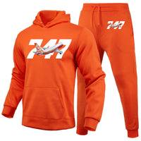 Thumbnail for Super Boeing 747 Intercontinental Designed Hoodies & Sweatpants Set