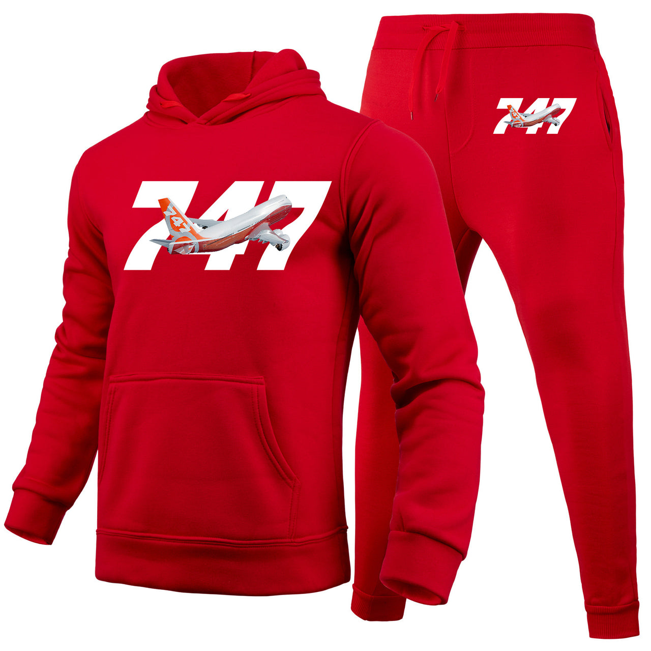 Super Boeing 747 Intercontinental Designed Hoodies & Sweatpants Set