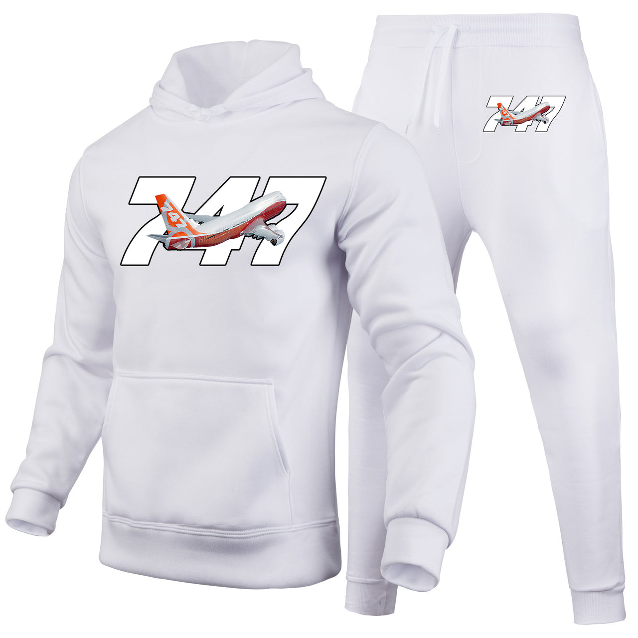 Super Boeing 747 Intercontinental Designed Hoodies & Sweatpants Set