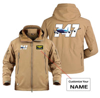 Thumbnail for Super Boeing 747 Designed Military Jackets (Customizable)
