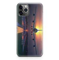 Thumbnail for Super Airbus A380 Landing During Sunset Printed iPhone Cases