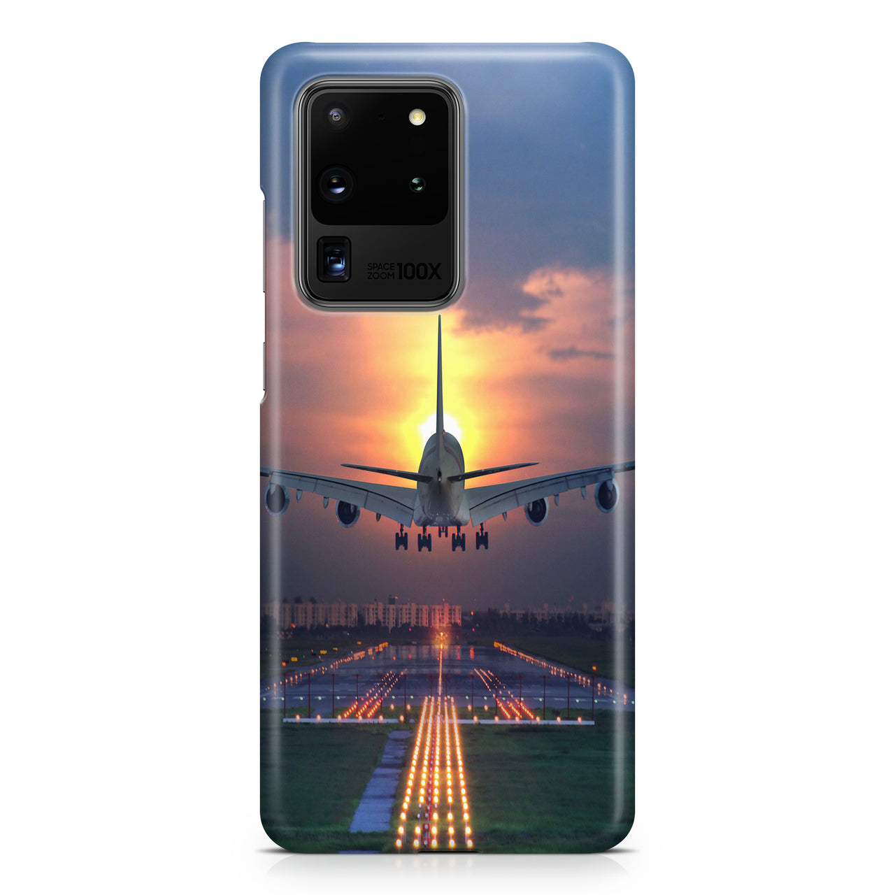 Super Airbus A380 Landing During Sunset Samsung A Cases