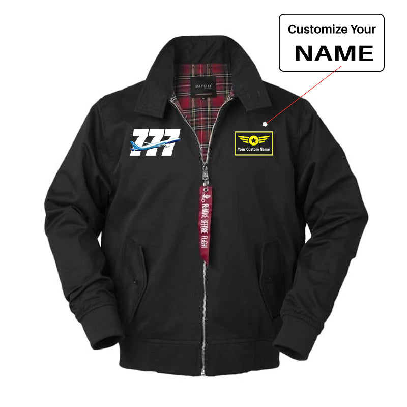 Super Boeing 777 Designed Vintage Style Jackets
