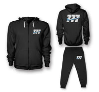 Thumbnail for Super Boeing 777 Designed Zipped Hoodies & Sweatpants Set