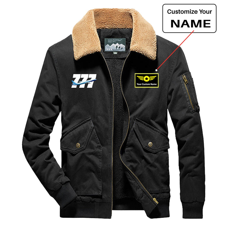 Super Boeing 777 Designed Thick Bomber Jackets