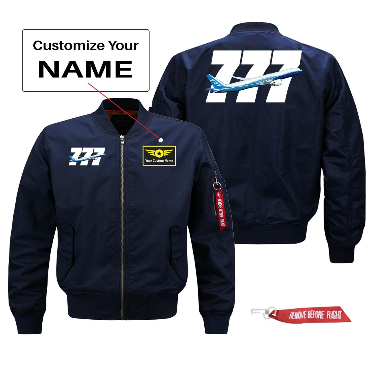 Super Boeing 777 Designed Pilot Jackets (Customizable)