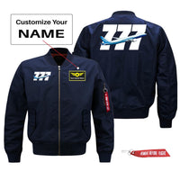 Thumbnail for Super Boeing 777 Designed Pilot Jackets (Customizable)