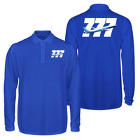 Thumbnail for Super Boeing 777 Designed Long Sleeve Polo T-Shirts (Double-Side)