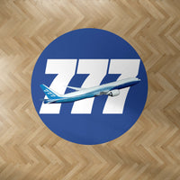 Thumbnail for Super Boeing 777 Designed Carpet & Floor Mats (Round)