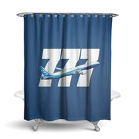 Thumbnail for Super Boeing 777 Designed Shower Curtains