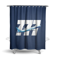 Thumbnail for Super Boeing 777 Designed Shower Curtains