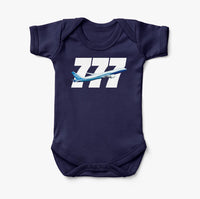 Thumbnail for Super Boeing 777 Designed Baby Bodysuits