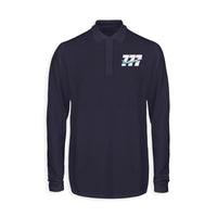 Thumbnail for Super Boeing 777 Designed Long Sleeve Polo T-Shirts