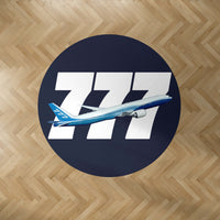 Thumbnail for Super Boeing 777 Designed Carpet & Floor Mats (Round)