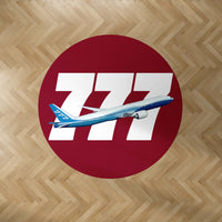 Thumbnail for Super Boeing 777 Designed Carpet & Floor Mats (Round)
